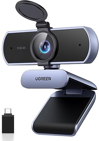 UGREEN FineCam 4K Webcam with Mic & Privacy Cover — AI Auto Focus